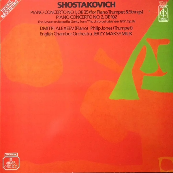 Piano Concerto No.1, Op.35 (For Piano, Trumpet & Strings) / Piano Concerto No.2, Op.102 / The Assault On Beautiful Gorky From "The Unforgettable Year 1919", Op.89