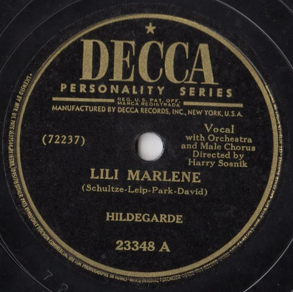 Lili Marlene / (All Of A Sudden) My Heart Sings
