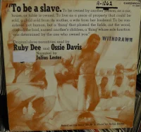 To Be A Slave