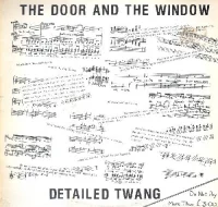 Detailed Twang