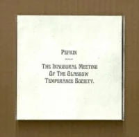 The Inaugural Meeting Of The Glasgow Temperance Society