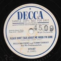 Please Don't Talk About Me When I'm Gone / You Know You Belong To Somebody Else