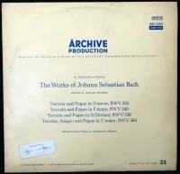 Organ Works: BWV 565, 540, 538, 564