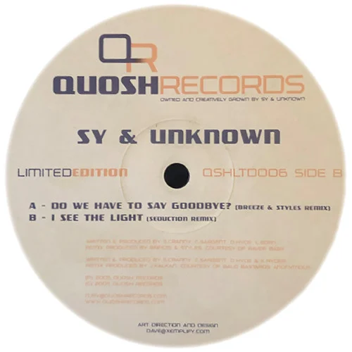 Do We Have To Say Goodbye? (Breeze & Styles Remix) / I See The Light (Seduction Remix)