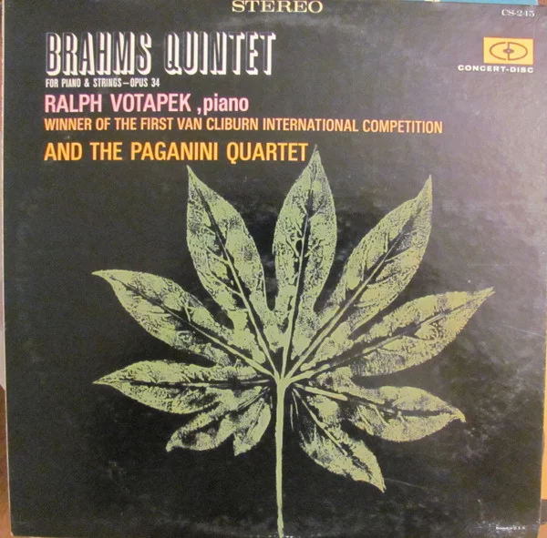 Quintet For Piano & Strings - Opus 34