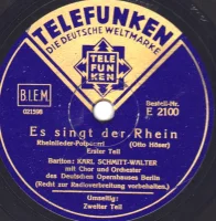 Es Singt Der Rhein (Rheinlieder-Potpourri)