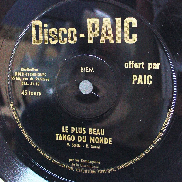 Le Plus Beau Tango Du Monde
