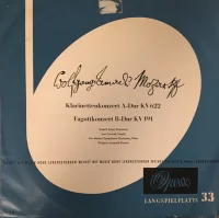 Klarinettenkonzert A-Dur KV 622 / Fagottkonzert B-Dur KV 191