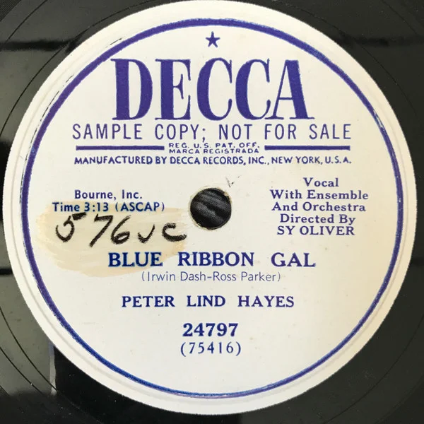 Blue Ribbon Gal / Disk Jockey Blues