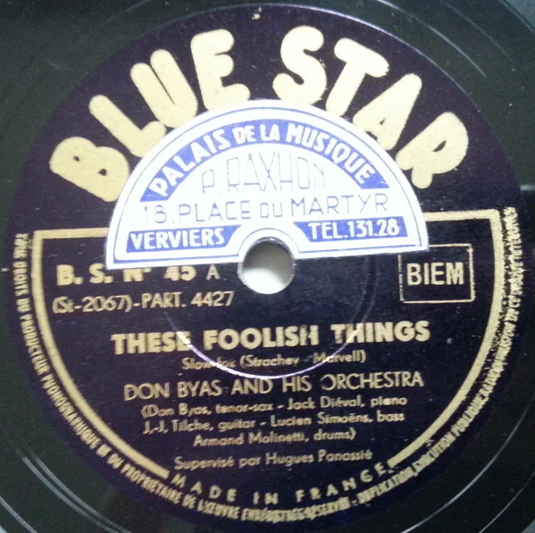 These Foolish Things / Blues For Panassie