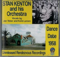 Dance Date 1958 (Unreleased Rendevous Recordings)