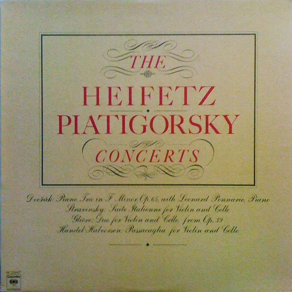 The Heifetz-Piatigorsky Concerts