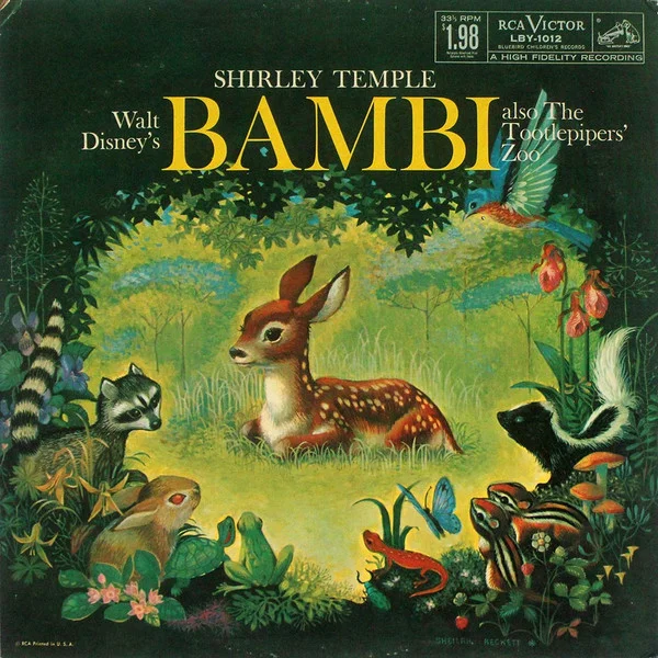 Walt Disney's Bambi Also The Tootlepipers' Zoo