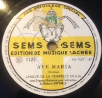 Ave Maria / Oremus Pro Pontifice