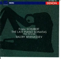 The Late Piano Sonatas, D958, D959, D960