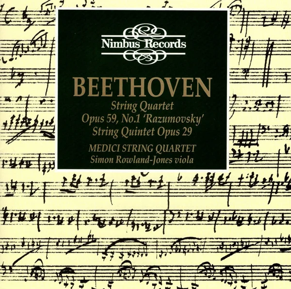 String Quartet Opus 59, No. 1 'Razumovsky' / String Quintet Opus 29