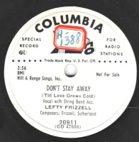 Don't Stay Away (Till Love Grows Cold) / You're Here, So Everything's Alright