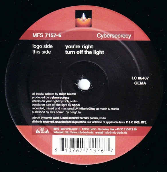 You're Right / Turn Off The Light