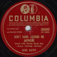 Don't Hang Around Me Anymore / Address Unknown