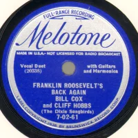 Franklin Roosevelt's Back Again / The Democratic Donkey (Is In His Stall Again)