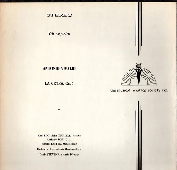 La Cetra, Opus 9