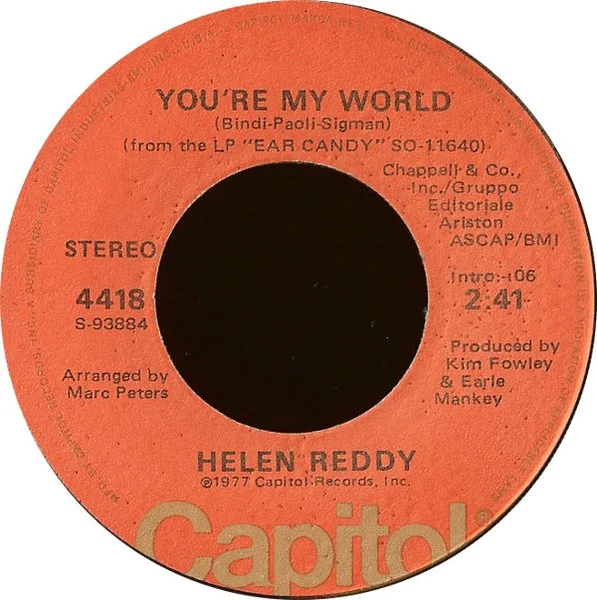 You're My World