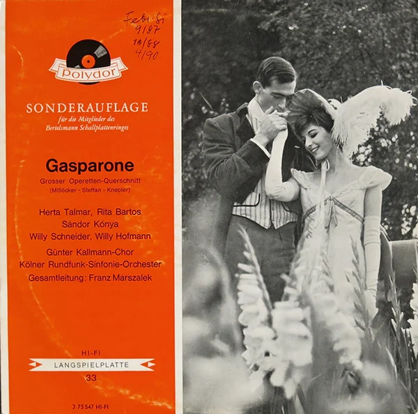 Gasparone (Grosser Operetten-Querschnitt)