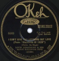 I Can't Give You Anything But Love / No One Else But You
