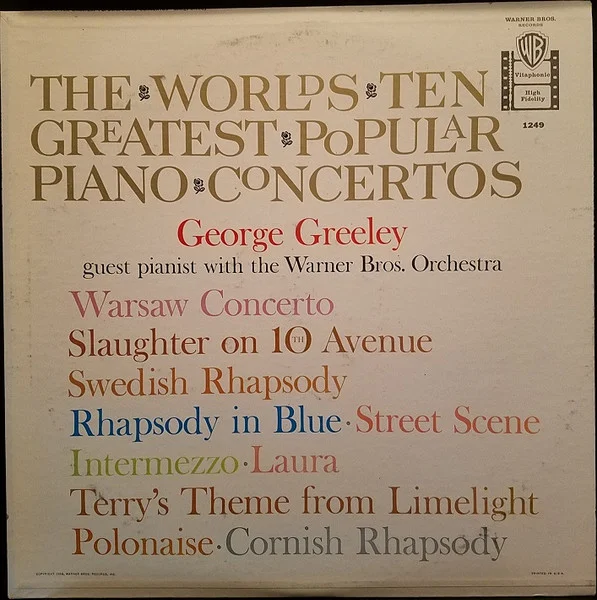 The World's Ten Greatest Popular Piano Concertos