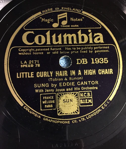 Little Curly Hair In A High Chair / Margie