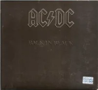 Back In Black