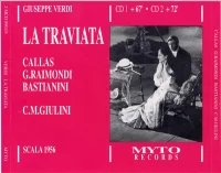 La Traviata [Scala 1956]