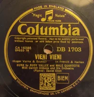 Vieni Vieni / The Whiffenpoof Song
