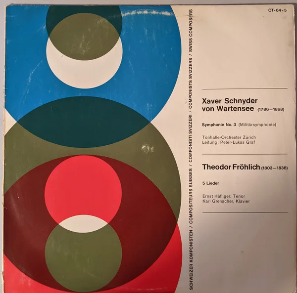 Symphonie No. 3 (Militärsymphonie) / 5 Lieder
