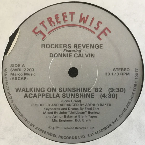 Walking On Sunshine '82