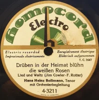 Drüben In Der Heimat Blühn Die Weißen Rosen / Sonny Boy