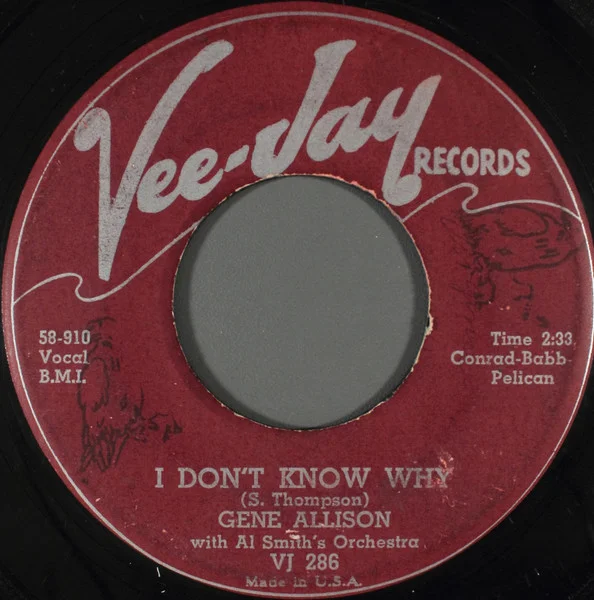 I Don't Know Why / Let's Sit And Talk