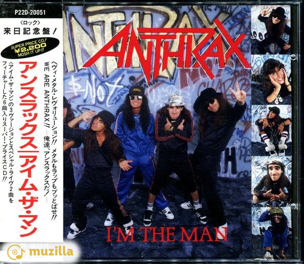Anthrax - I'm The Man CD Japan P22D-20051, 90685-2