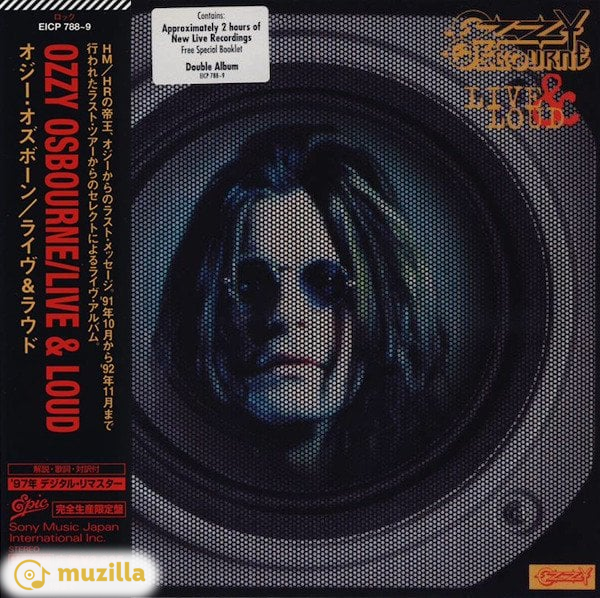 Ozzy Osbourne - Live & Loud / 2CD Japan MINI VINYL / EICP 788~9 / 4547366030549