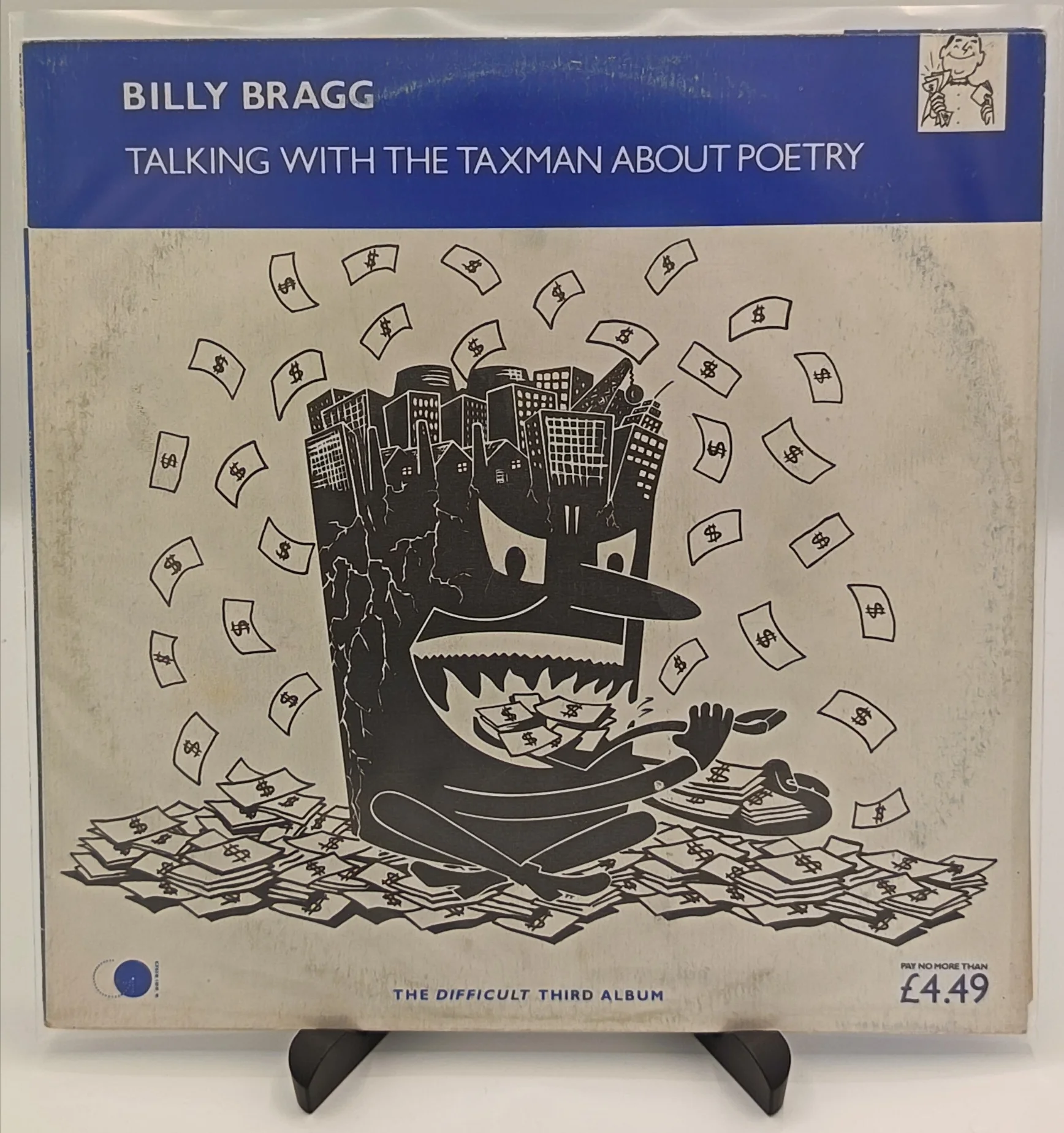 Billy Bragg - Talking With The Taxman About Poetry, LP (EX/EX)