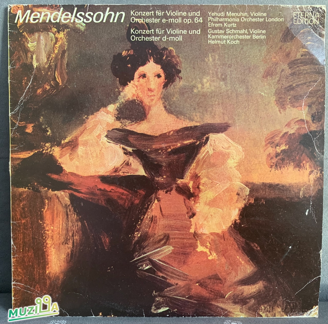 Philharmonia Orchestra - Konzert Für Violine Und Orchester E-Moll Op. 64 / Konzert Für Violine Und Orchester D-Moll, LP(EX/VG)