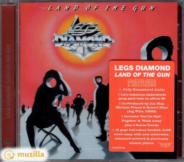 Legs Diamond ‎– Land Of The Gun CD UK Rock Candy 5056321617583 запечатанный