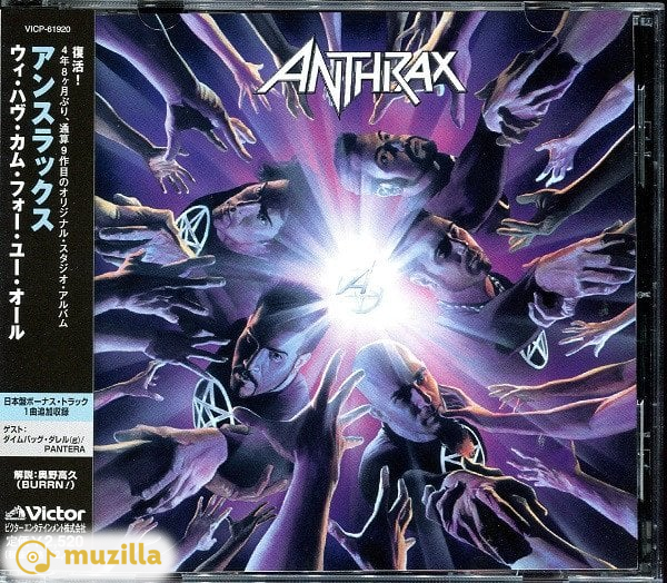 Anthrax - We've Come For You All CD Japan VICP-61920