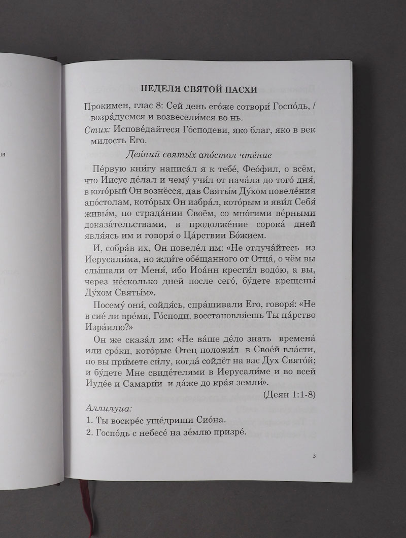 Апостол. Апостольские чтения во все дни года
