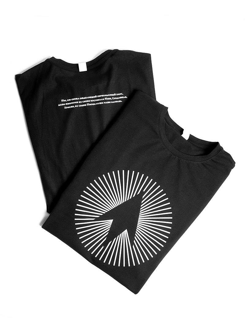 Футболка "Фавор" (черная, XL)