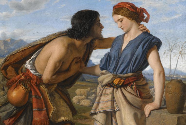 William Dyce. Иаков и Рахиль