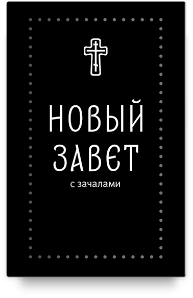 Новый Завет. С зачалами (Серебряная серия)