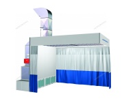 nordberg пост подготовки nb100c к окраске с креплением к потолку (с горелкой)