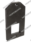 пластина nordberg c-70-1230000 фиксатора балки для nordberg 4640