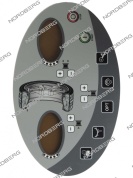 клавиатура для 4523n nordberg 4523n-kb